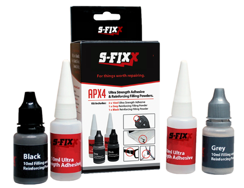 S-FIXX – Cola Ultra forte e Pó Enchimento Reforçado